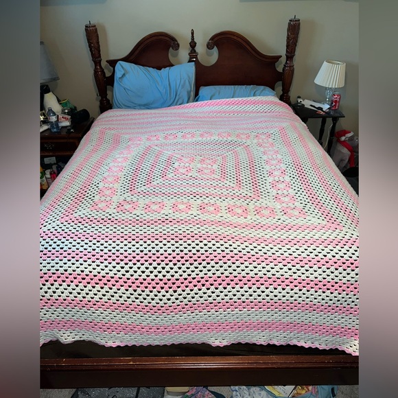 Handmade Crochet Blanket - Picture 1 of 3